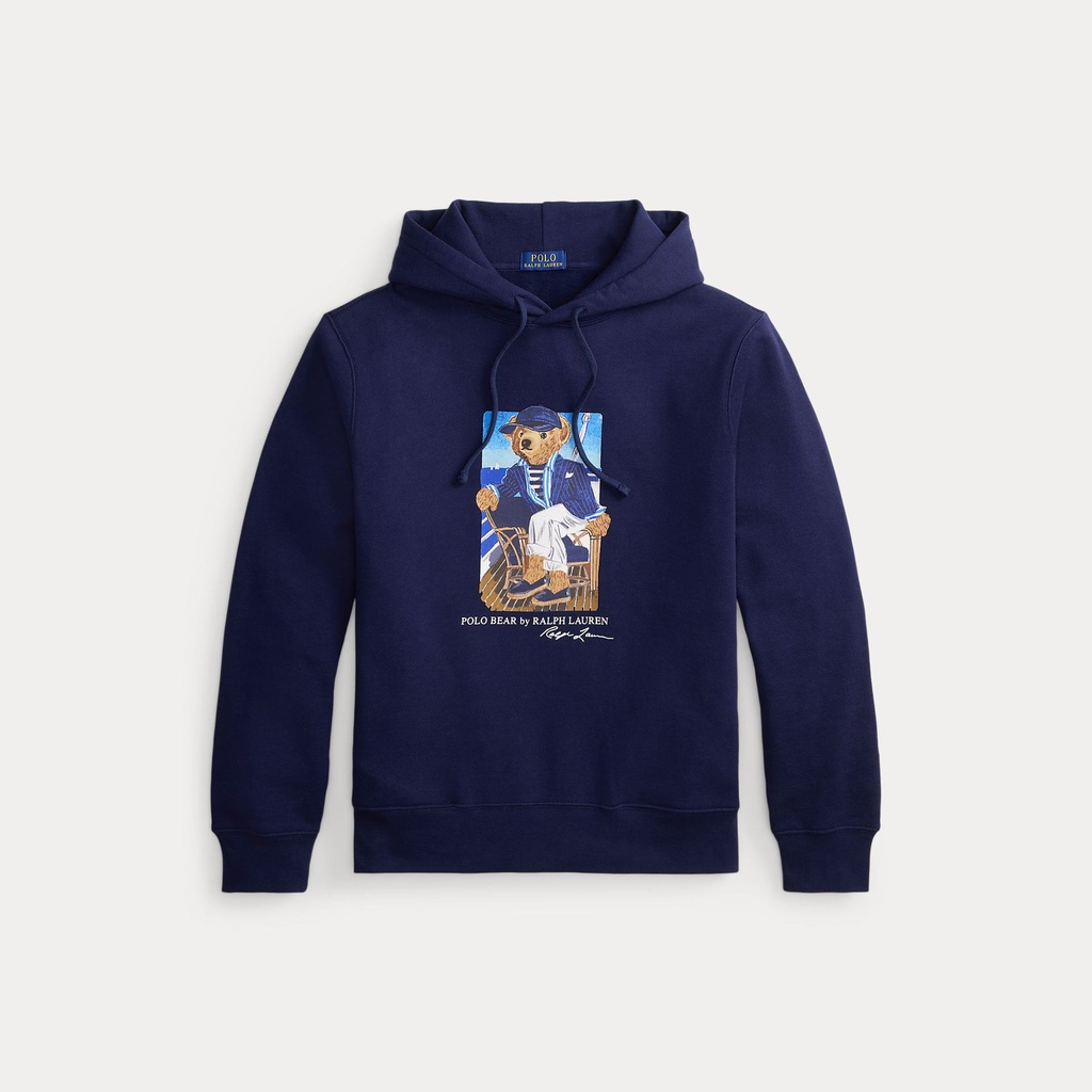 [710B21811001] POLO BEAR FLEECE HOODIE NAVY (XS)