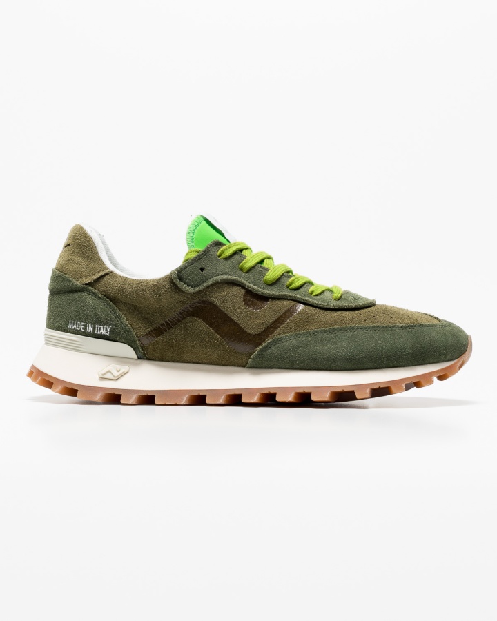 VELOCE Water Washed Suede Fern/ Sap Green (40)