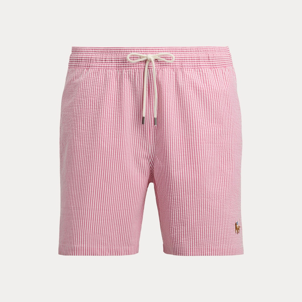 Maillot Ralph Lauren en Seersucker Rose
