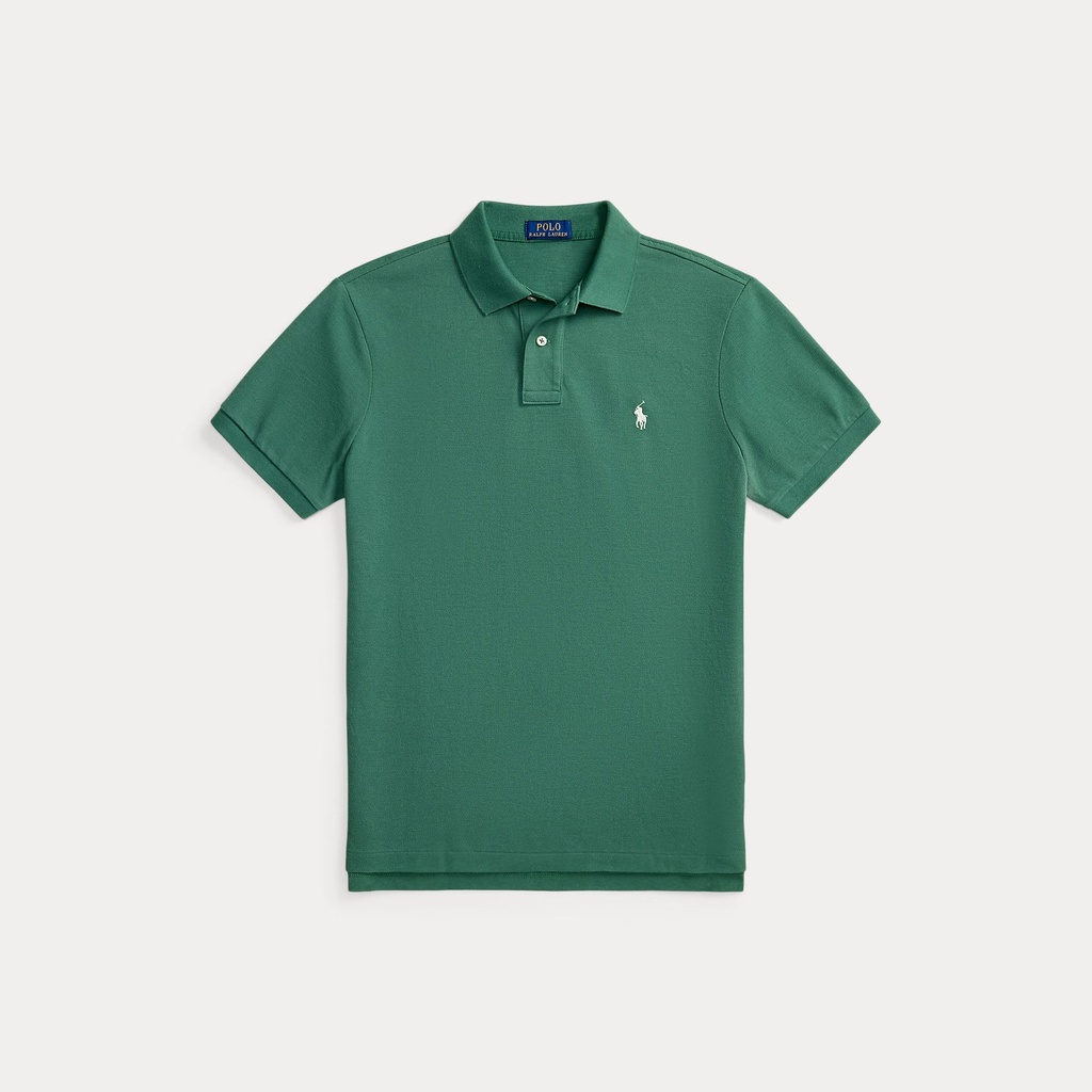 [710680784427] The Iconic Custom Slim Fit Mesh Polo  Antique Green (XS)