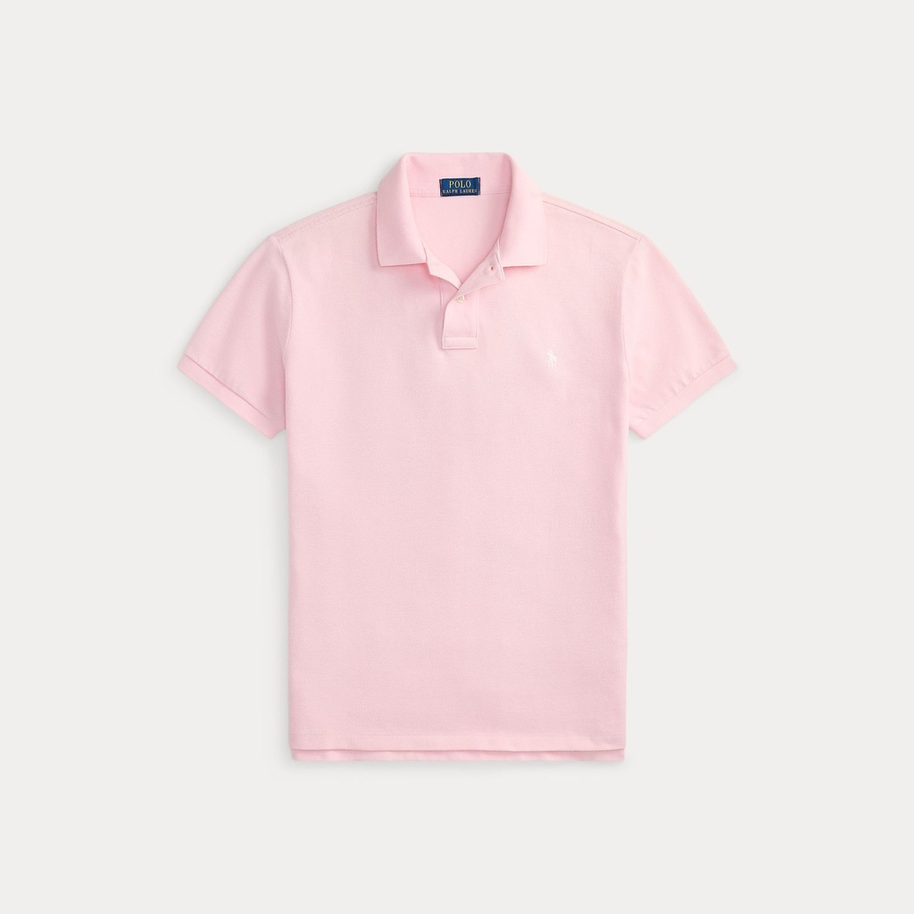 The Iconic Custom Slim Fit Mesh Polo  Garden Pink