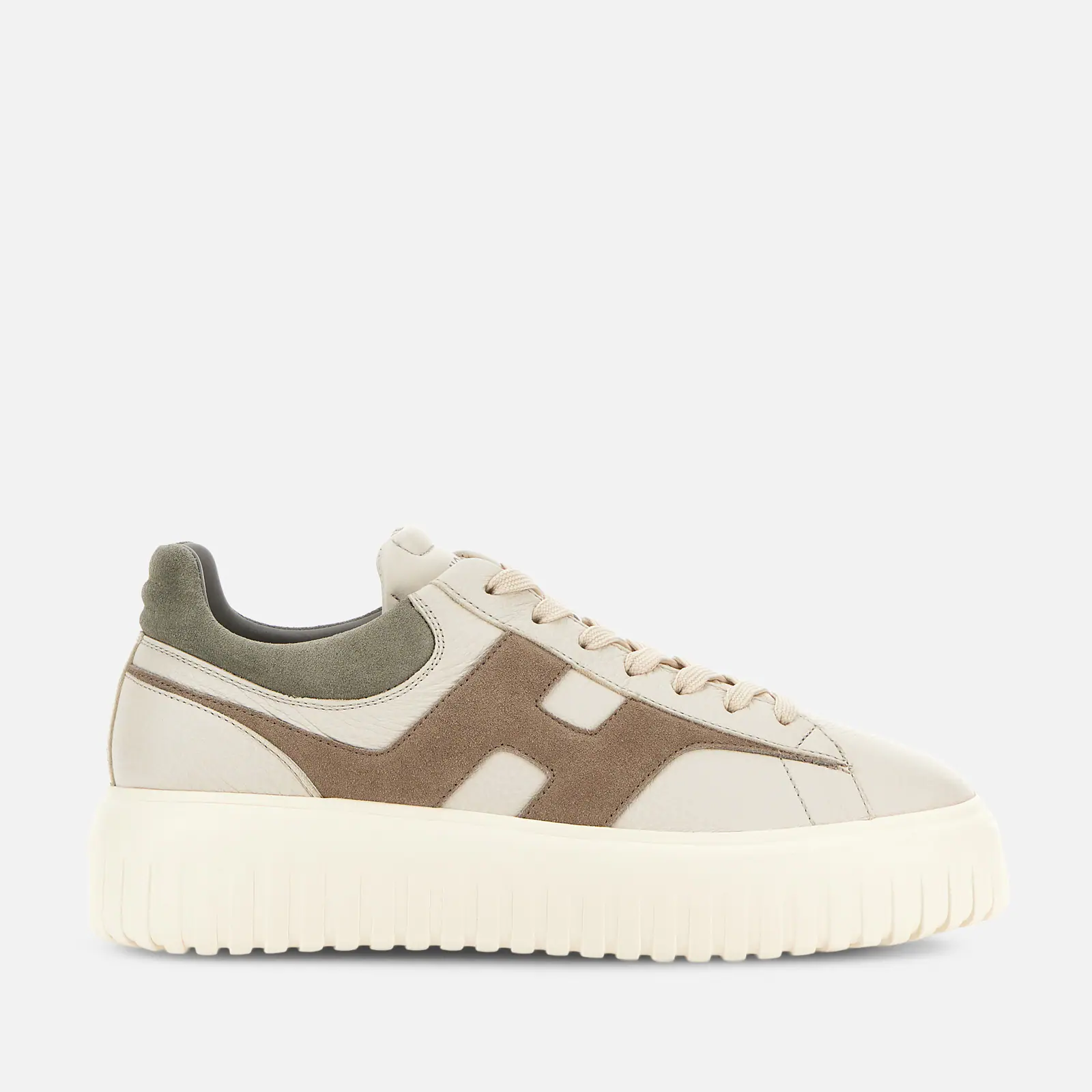 Sneakers Hogan H-Stripes Grey Ivory Beige