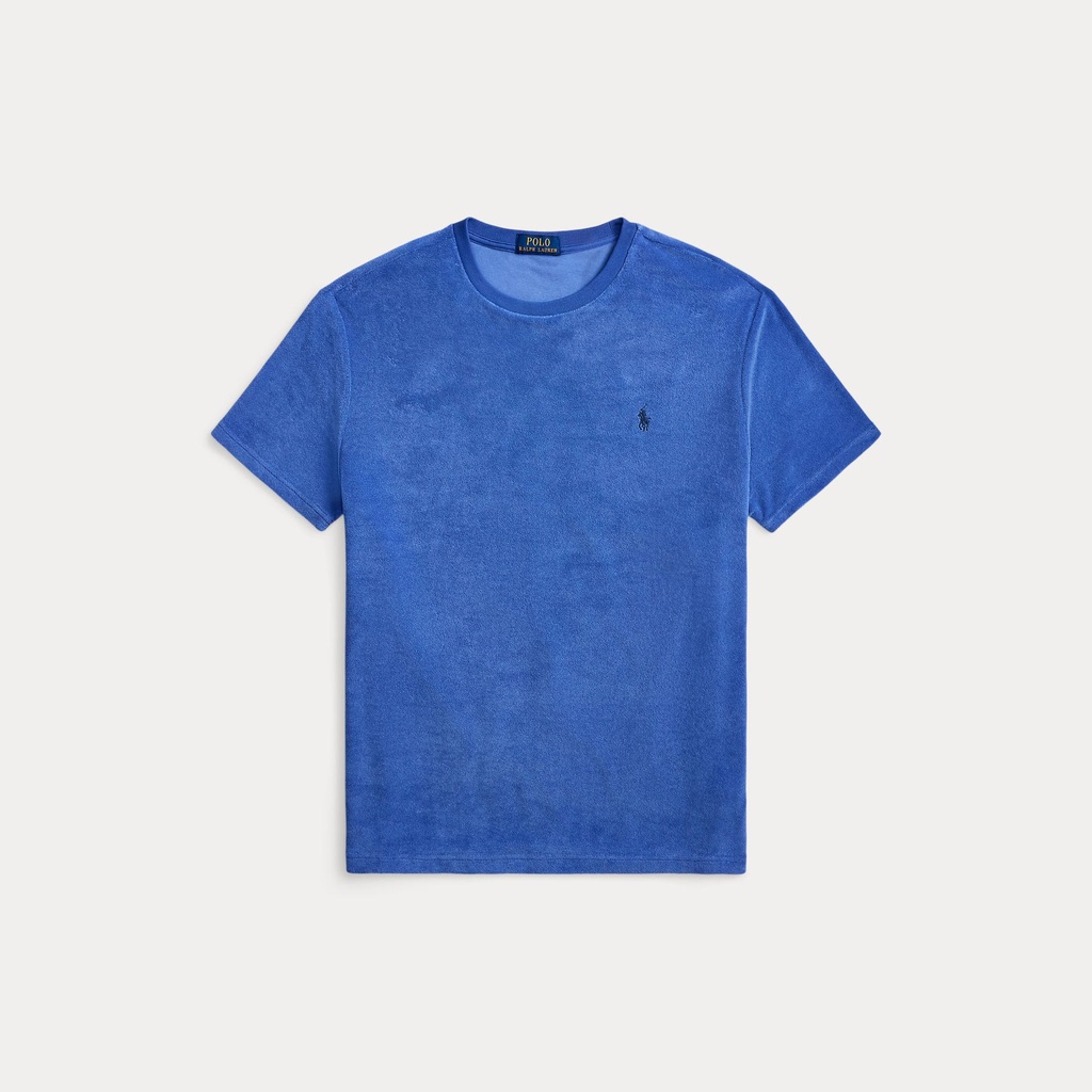 [710A12492004] Classic Fit Terry T-Shirt éponge  Bleu (XS)