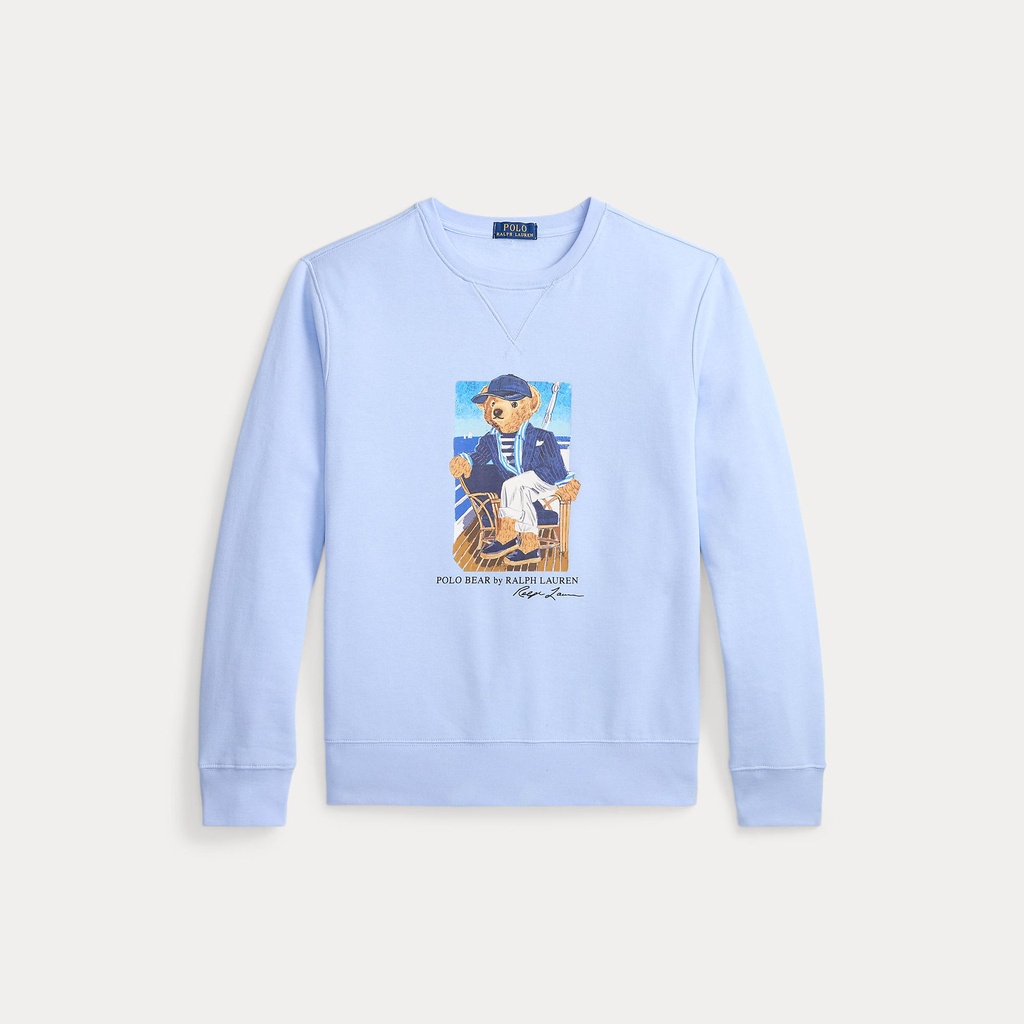 Polo Bear Fleece Sweatshirt Bleu Ciel