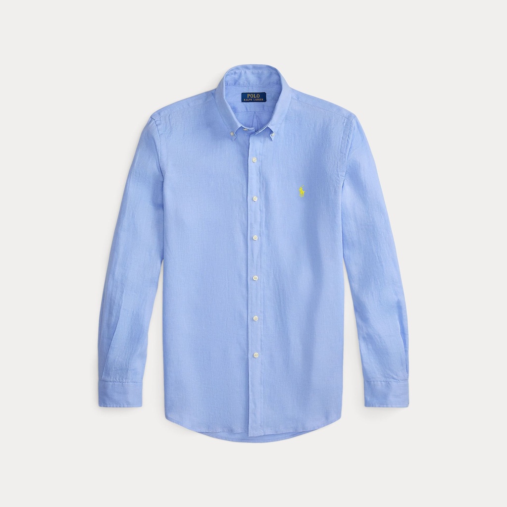 Chemise en Lin Bleu Ciel Ralph Lauren
