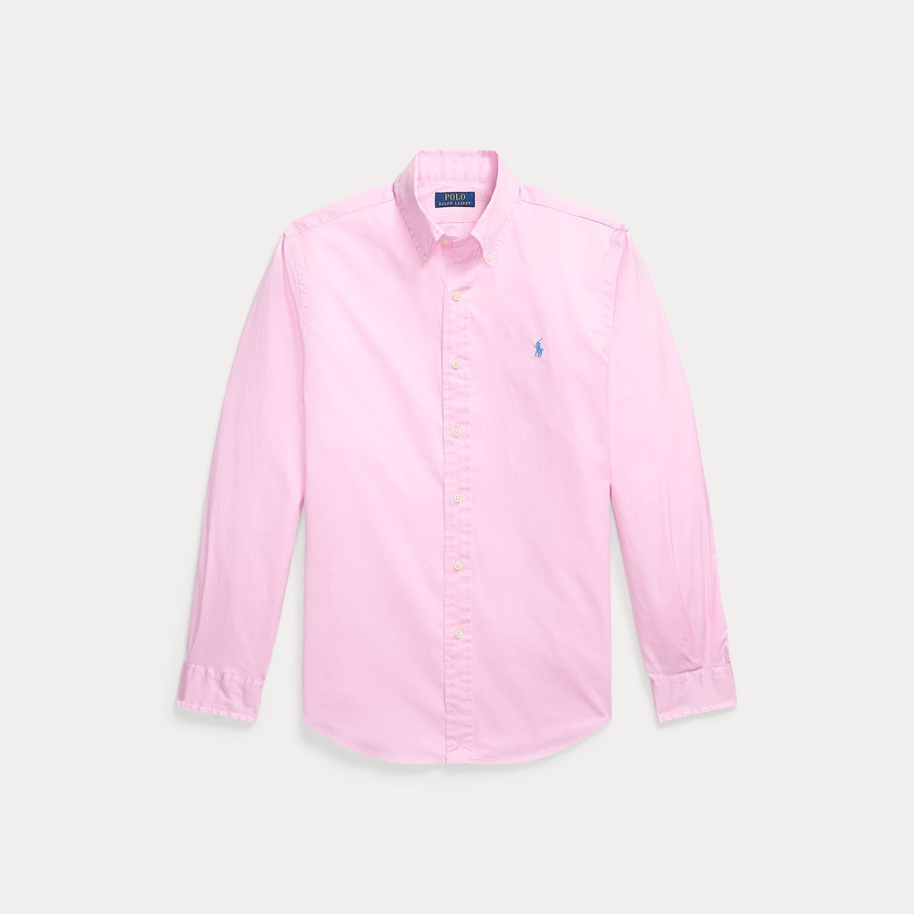 Chemise en Twill Ultra Legere Rose Pale