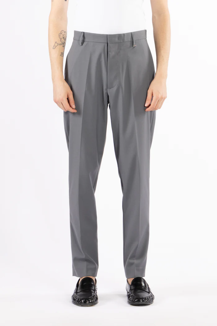 Pantalon Tasca America Regolare Grigio