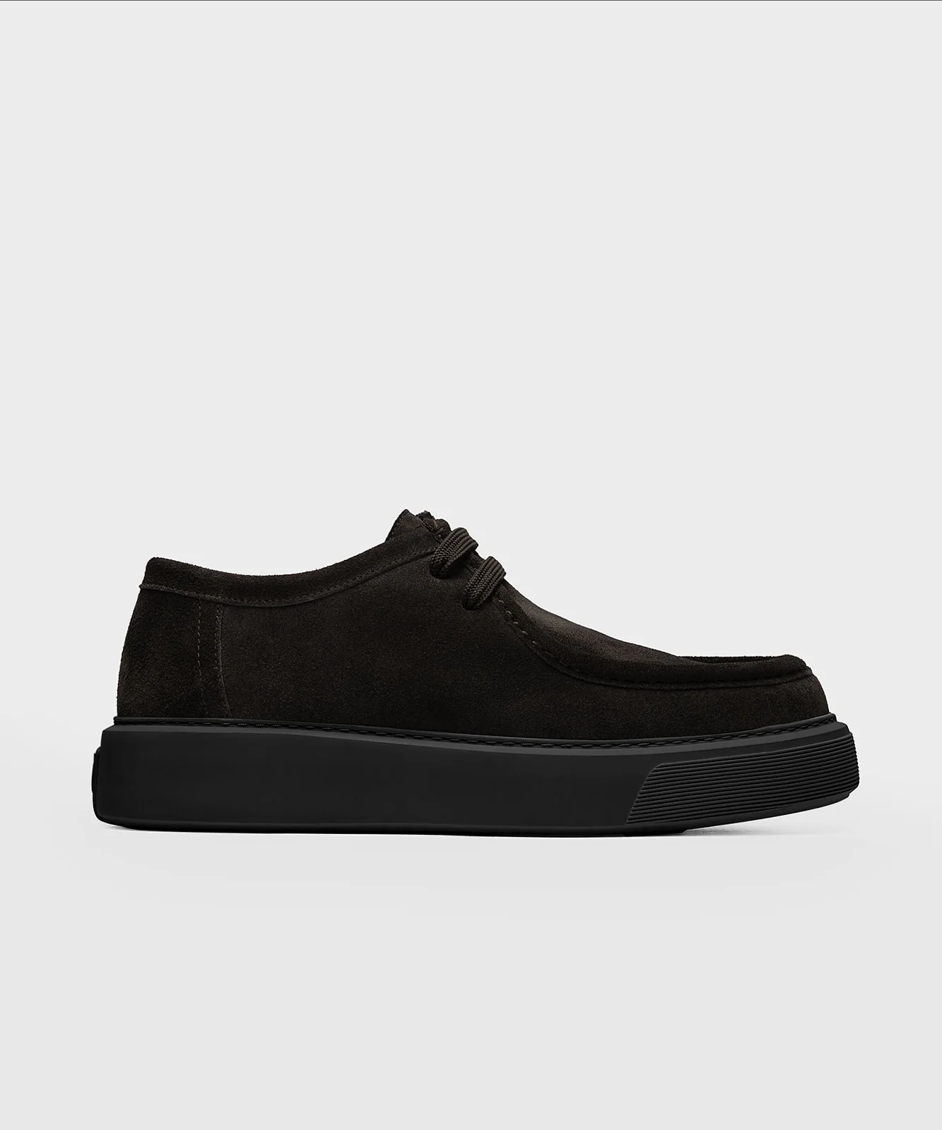 Chaussure Referenc The Fernabee Tonal Dark Brown Suede